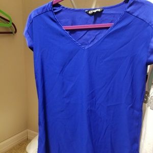 Royal Blue Satin top